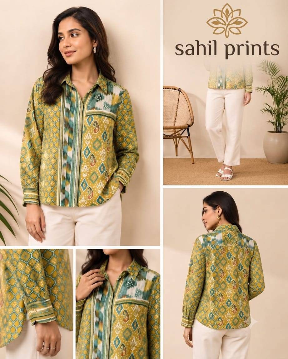 Ajrakh Print By Fashid 01 To 05 Series Designer Stylish Fancy Colorful Beautiful Party Wear & Ethnic Wear Collection Pure Viscose Tops At Wholesale Price